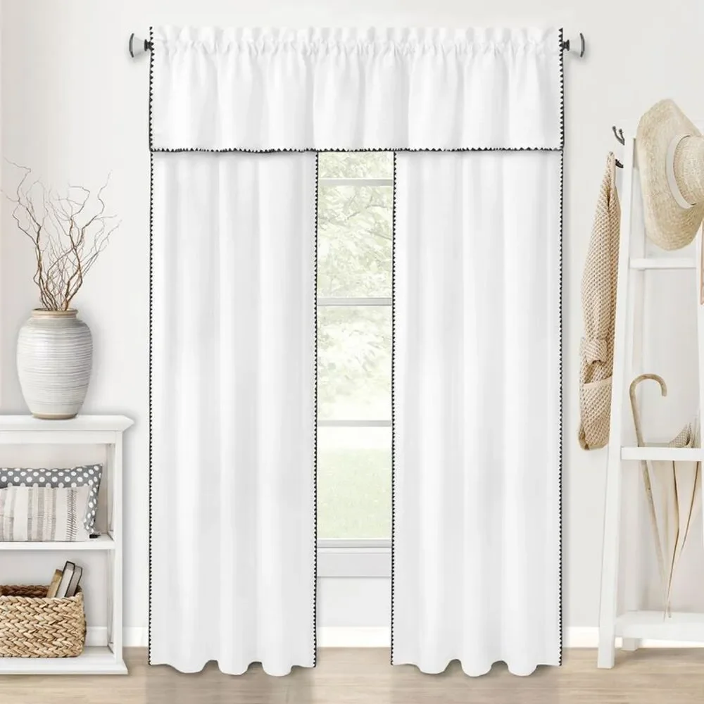 Achim Home Furnishing Kendal Window Curtains for Kitchen and Livingrooms,